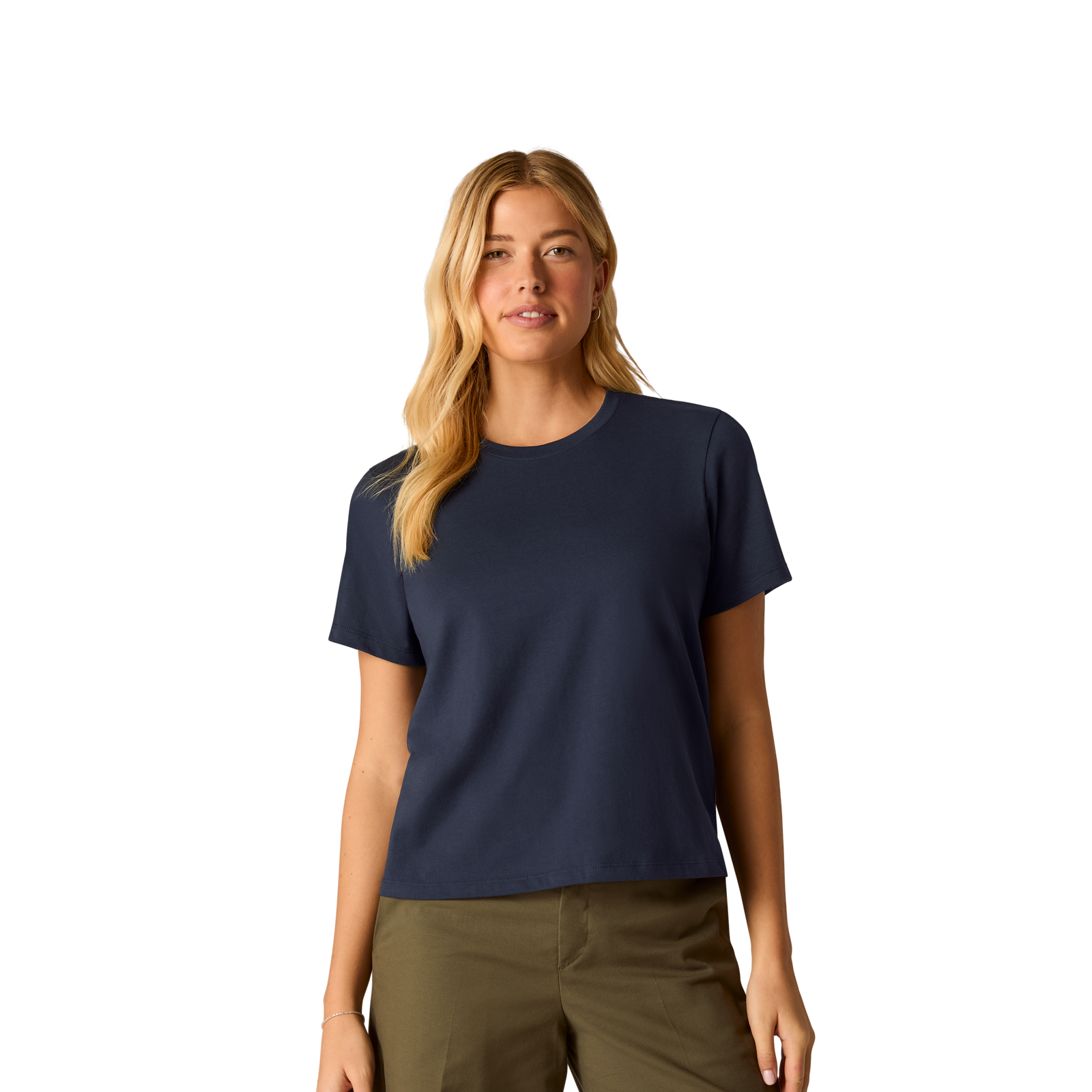 Women's Pima Cotton Crew Neck T-Shirt