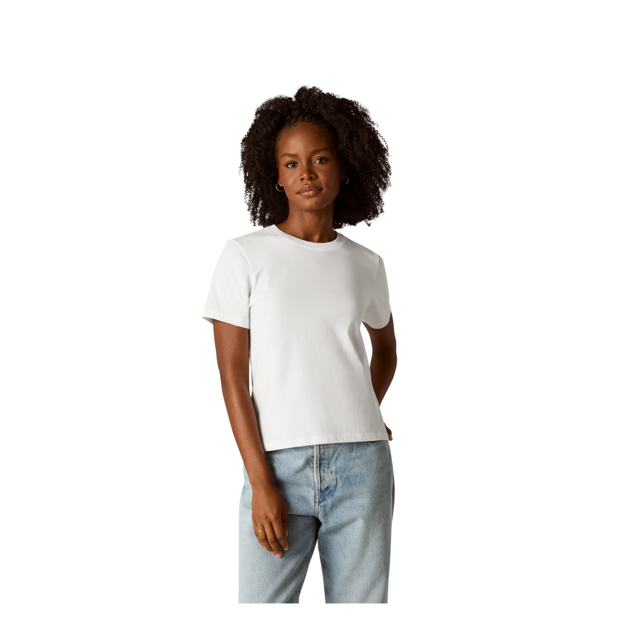 Women's Pima Cotton Crew Neck T-Shirt M1